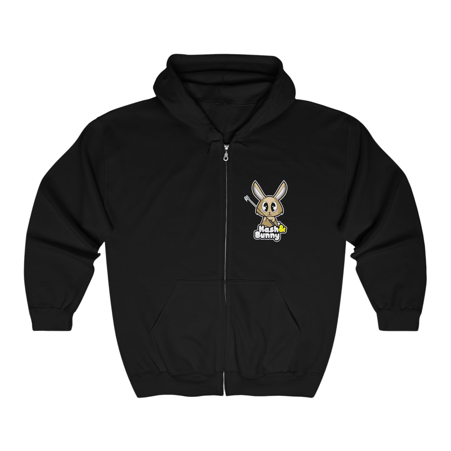 K&B Unisex Heavy Blend™ Full Zip Hooded Sweatshirt